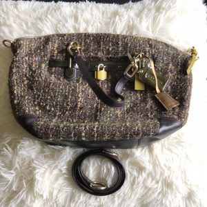 Coach Chelsea Emerson Satchel Boucle Tweed